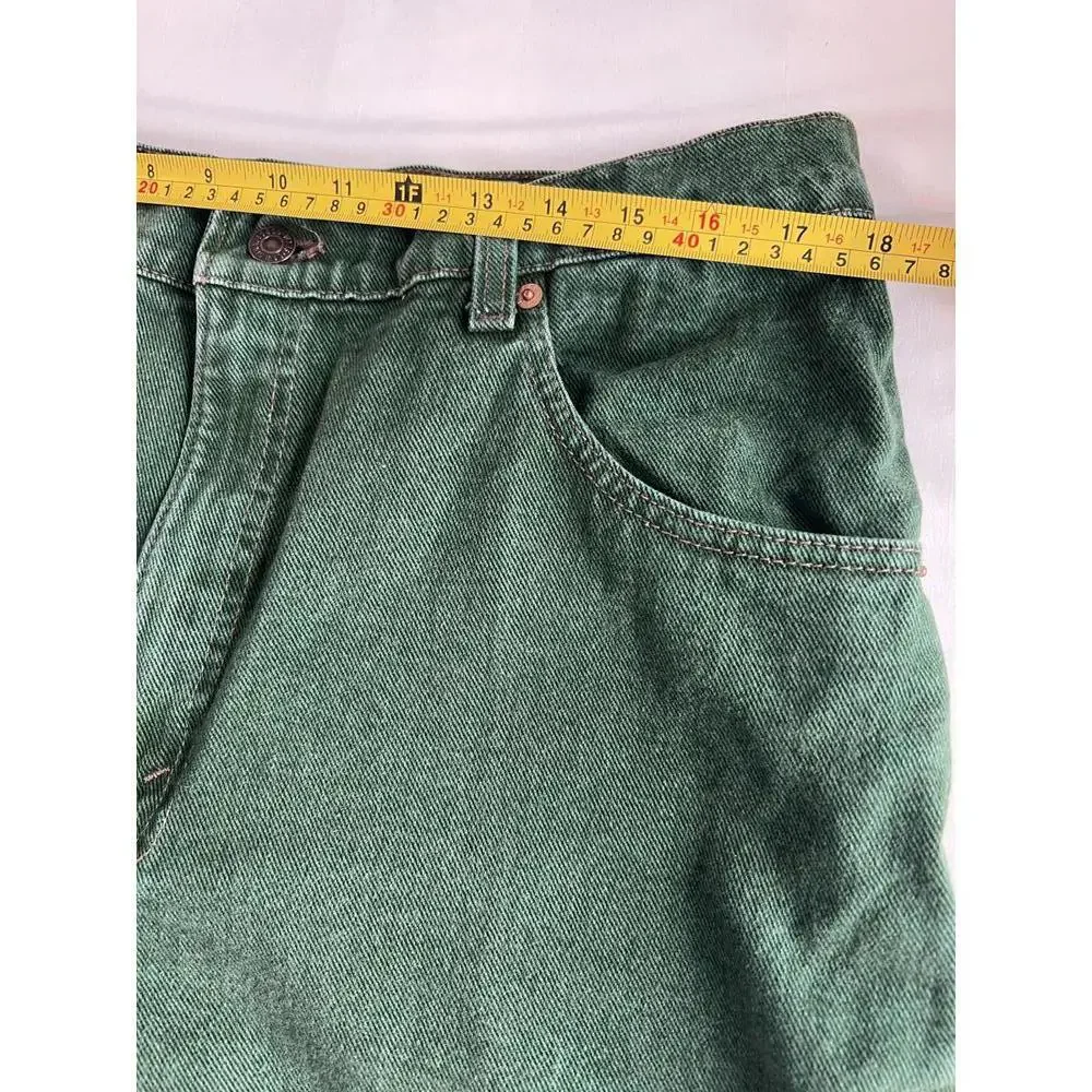 Levi’s 560 Vintage Green Jeans Made in USA 36x30 Loose Fit‎ 90s Denim Pants